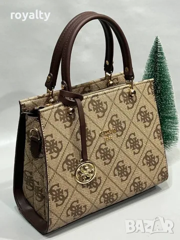 Guess Нова Дамска Кожена Чанта Различни Цветове , снимка 6 - Чанти - 55618219