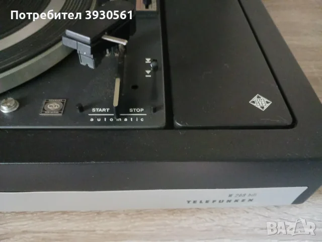 Лот два грамофона telefunken W268 hifi иW238 hifi, снимка 4 - Грамофони - 55684094