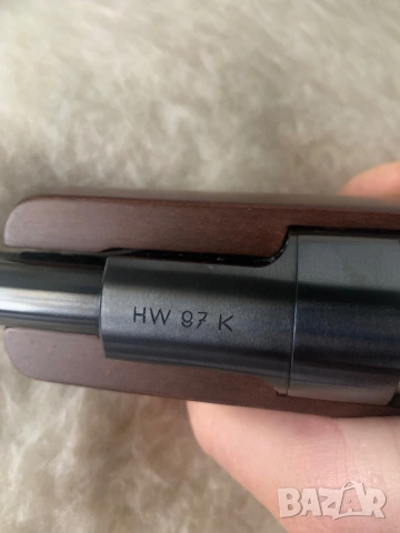 Въздушна пушка Weihrauch HW97K, 5.5мм с оптичен прицел Hawke 12x, снимка 2 - Въздушно оръжие - 55011833