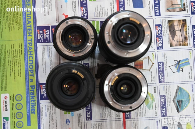 Комплект 4 бр обективи Sigma за Nikon (За почистване / Части) 20 евро за всички, снимка 8 - Обективи и филтри - 55076476