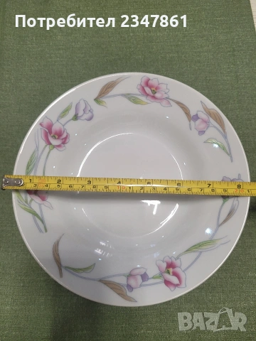Чинии български порцелан, снимка 6 - Чинии - 54237238