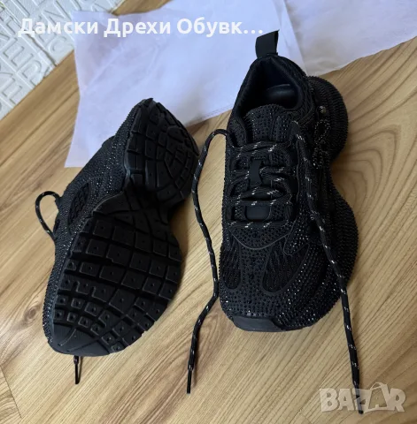 Дамски маратонки с камъчета по модел на Balenciaga , снимка 6 - Маратонки - 55051248