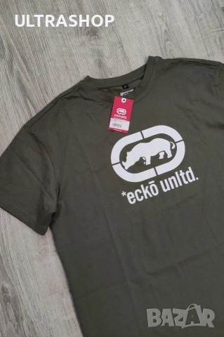 НОВА Мъжка тениска Ecko M size oversize , снимка 2 - Тениски - 55154676