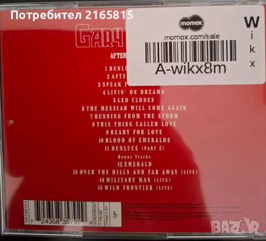 Gary Moore  After the war  cd album  remastered, снимка 2 - CD дискове - 54653450