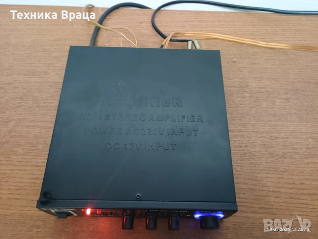 Стерео усилвателче с 2 входа за микрофон. , снимка 6 - Ресийвъри, усилватели, смесителни пултове - 54570021