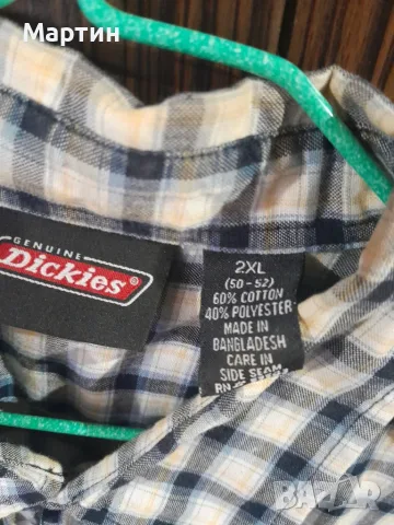 Оригинална риза Dickies (Къс ръкав) – XL размер (Американски фит), снимка 3 - Ризи - 55501073