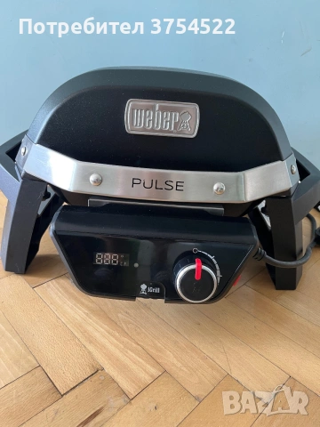 Електрическо барбекю WEBER Pulse 1000, 1800W, 42x32 см, снимка 5 - Барбекюта - 55229949