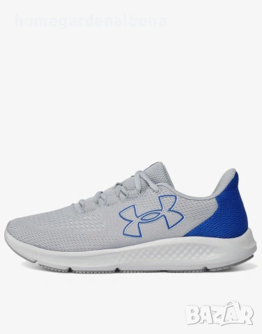 Under Armour Charged Pursuit 3 Big Logo Мъжки маратонки Grey/Blue 42-42.5, снимка 2 - Маратонки - 54483979