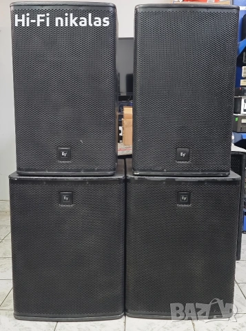 професионални стерео 15" тонколони субуфер 18" бас каса Electro Voice EV® ELX 115 ELX118
