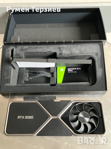 NVIDIA GeForce RTX 3080 Founders Edition 10GB GDDR6X, снимка 10 - Видеокарти - 54362725