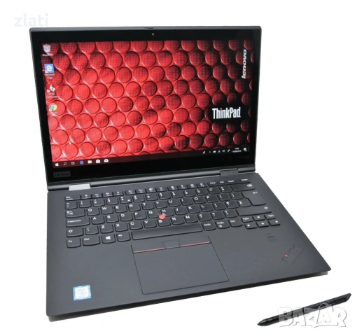 Таблет и Лаптоп 2в1 Lenovo ThinkPad X1 Yoga i7-8650U/RAM 16GB/NVMe SSD 256GB /4G LTE-A Nano-SIM, снимка 2 - Лаптопи за работа - 54691782