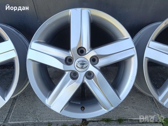 ОРИГИНАЛНИ джанти 17 ' цола 5x114,3 Toyota Auris / Тойота Аурис 7J ET50, снимка 9 - Гуми и джанти - 54793436