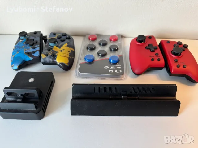 Nintendo Switch OLED + 11 игри + 2 Pro Controller + HORI, снимка 5 - Nintendo конзоли - 55308439
