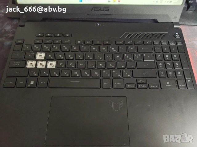 лаптоп ASUS TUF FX517ZE 3050TI intel 12th Gen