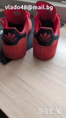 Оригинални мъжки кецове Adidas Stan Smith, снимка 4 - Маратонки - 54855183