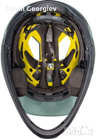КАСКА UVEX REVOLT MIPS MOSS GRN-BLACK M 57-61, снимка 3 - Спортна екипировка - 55453746
