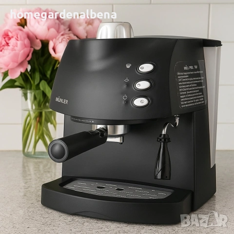 Стилна Кафемашина за Еспресо с Перфектен Каймак | 15 Bar | 1.8L, снимка 2 - Кафемашини - 54209180