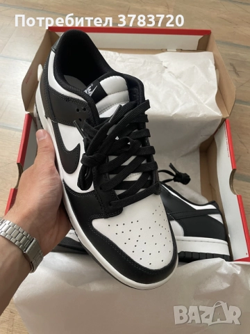 Чисто нови оригинални маратонки Nike Dunk Low Retro (Panda) 44 номер