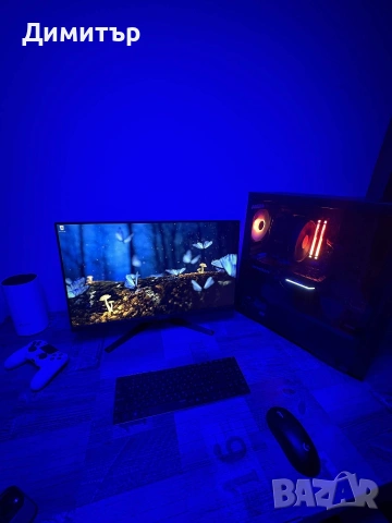 🚀 Мощен Геймърски / Работен PC – Ryzen 9 7900X + RTX 4070 12GB + 32GB DDR5 RGB – 12 месеца гаранция