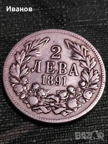 2 лева 1891
