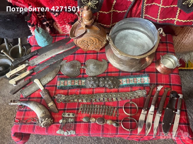 Стари ножове и други, снимка 5 - Ножове - 54303342