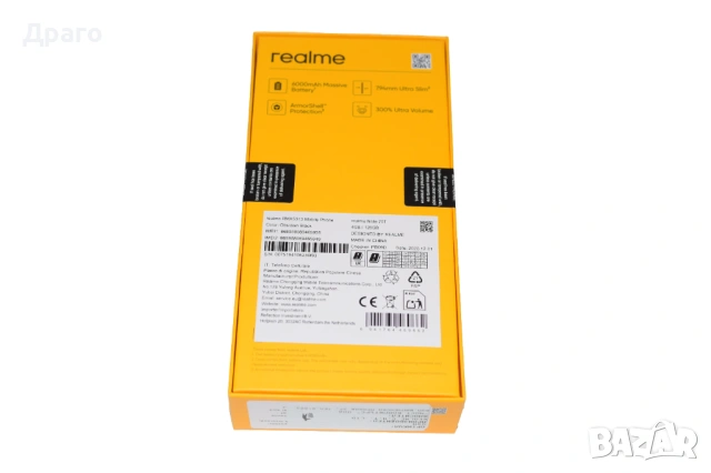 Нов смартфон Realme Note 70T 4GB RAM 128GB Черен, снимка 3 - Други - 54788336