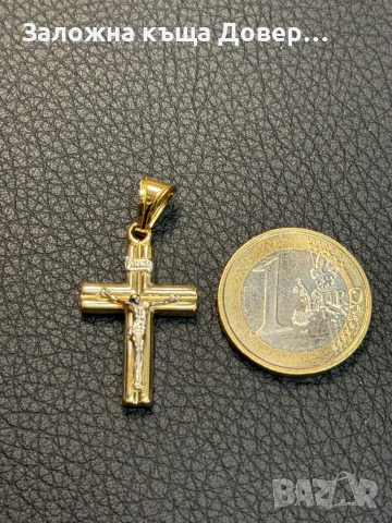Чисто нов Златен кръст разпятие 14 карата 585 gold krast zlato zlaten, снимка 10 - Колиета, медальони, синджири - 54479371