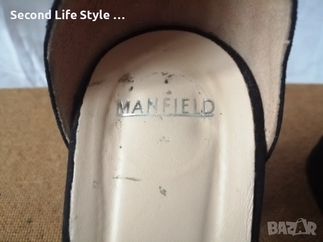 Manfield № 39 дамски елегантни обувки сандали на ток , снимка 8 - Дамски обувки на ток - 54096594