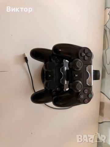 PS4 Slim 500GB + 2 джойстика, зарядна станция и 4 игри , снимка 8 - PlayStation конзоли - 55068188