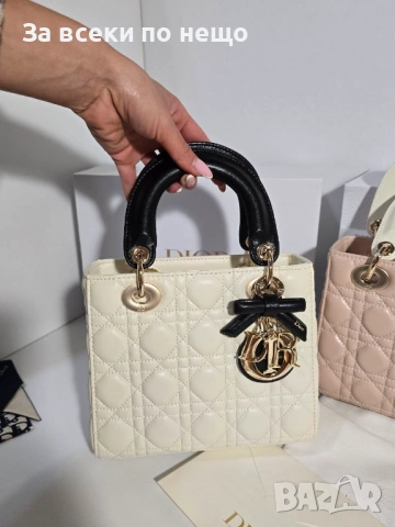 Lady Dior Дамска Бяла Чанта Код Brand Luxury Fashion2, снимка 8 - Чанти - 54953023