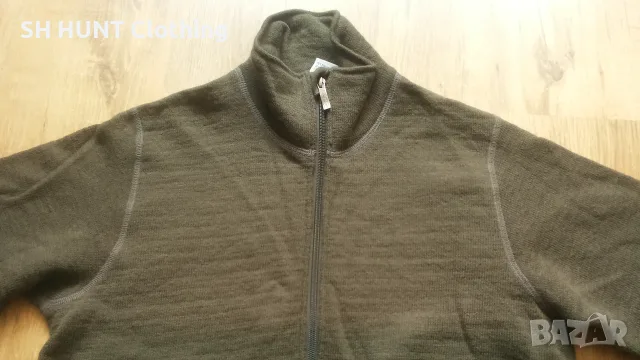 Woolpower Full Zip Jacket 70% Merino Wool размер M / L за лов термо горница 70% Мерино вълна - 2925, снимка 6 - Екипировка - 55675756