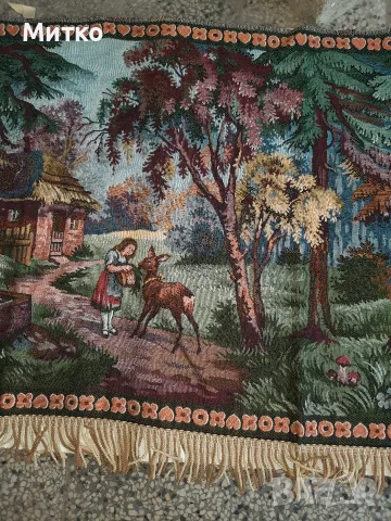 Старинен ковьор,покривка за стена, снимка 6 - Антикварни и старинни предмети - 55680608