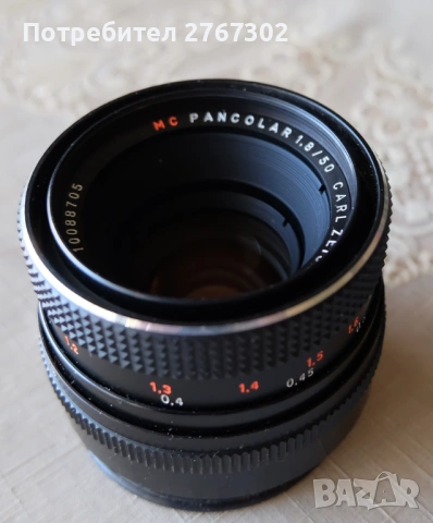 Carl Zeiss Jena Pancolar 50mm F1.8 Lens. M42 Mount, снимка 7 - Обективи и филтри - 54317198