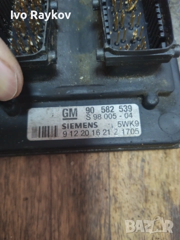 компютър OPEL ASTRA ZAFIRA 1.8 X18XE1 SIEMENS 5WK9 3 120, 5WK93120, GM 90582539 , снимка 5 - Части - 55071202