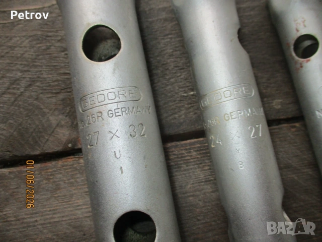 GEDORE No.26 R - MADE IN GERMANY - Нов Внос - ПРОФЕСИОНАЛЕН Комплект Тръбни/Глухи Ключове 10 - 32 mm, снимка 2 - Ключове - 54906963