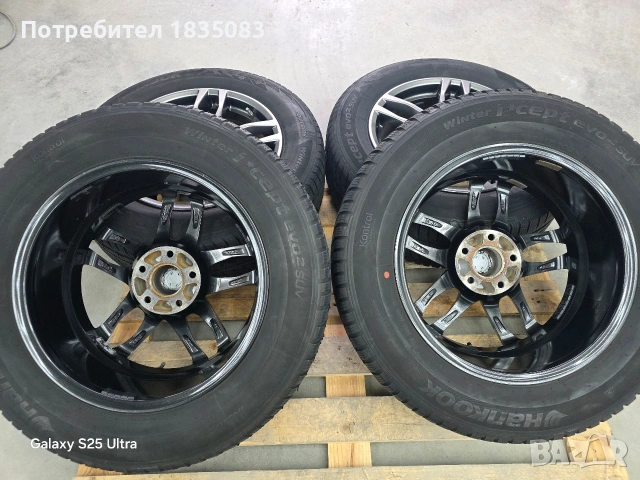 Лети джанти 17ки 5х114.3 Renault + зимни гуми 225/65/17 Hankook, снимка 9 - Гуми и джанти - 54442030