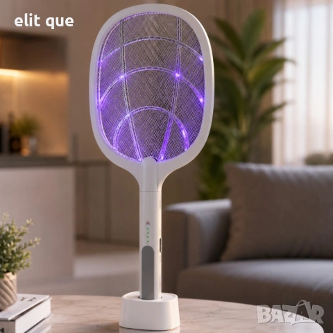 Електрическа палка 3 в 1 с UV лампа, USB зареждане, автоматична стойка 