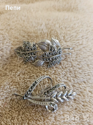 Брошки с марказити, снимка 6 - Други - 54341643