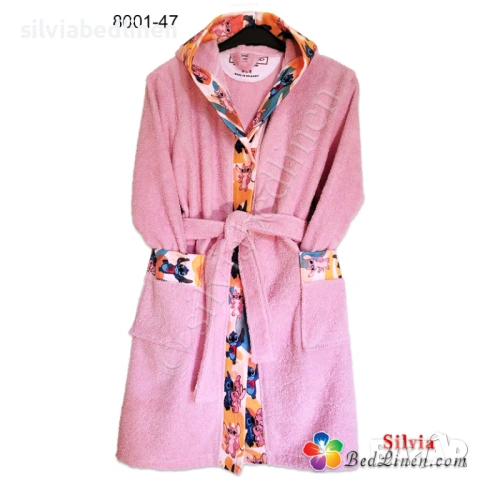 Детски халат за баня с качулка с Маккуин, Елза, Ана,Фортнайт,Соник,Стич