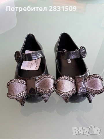 Балеринки Mini Melissa - Размер 19/20, снимка 6 - Бебешки обувки - 55086443
