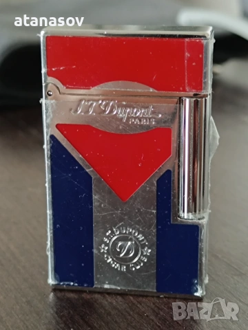 S.T. Dupont Ligne 2 Cigar Club Blue Red Partnership (016228)