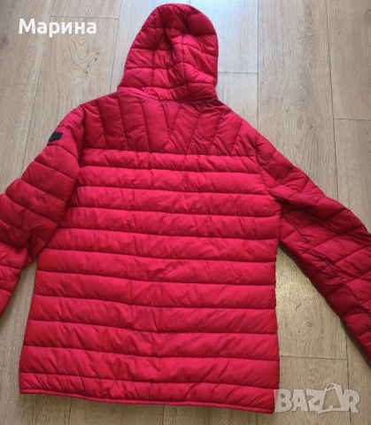 Яке Lee Cooper, червено, размер M., снимка 3 - Якета - 54023548