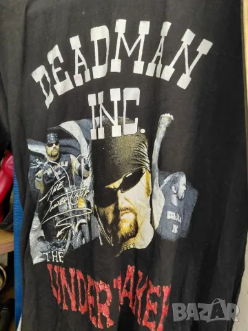 Тениска WWF  Тишърт WWE Тениска Гробаря Тишърти Deadman Тениска Дедмен Дед мен