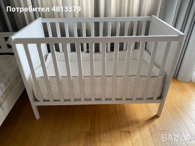 Легло Ikea 120/60 + Матрак + Протектор