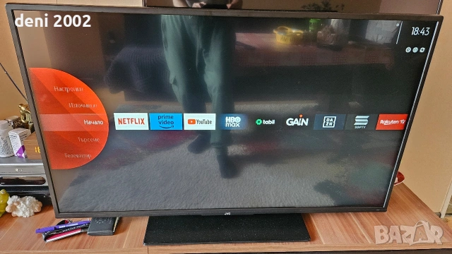 Телевизор JVC 43"Led FULL HD Smart android tv , снимка 3 - Телевизори - 54663474