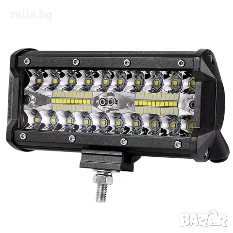 Комплект 2 броя LED BAR фарове 240W, 24000LM – IP68, 12V/24V, за трактор, камион, ATV, офроуд 10368, снимка 5 - Части - 54685076