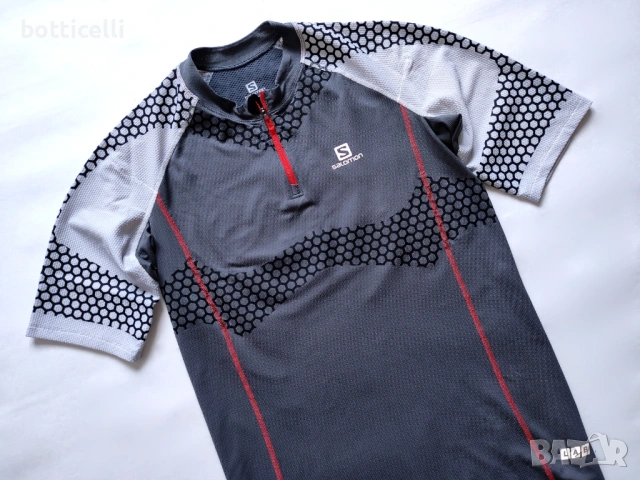SALOMON Short Sleeve Mens - L - оригинална мъжка тениска , снимка 2 - Спортни дрехи, екипи - 54576524