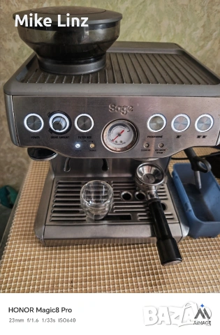 Sage Espresso Machine With Grinder BES875 BSS