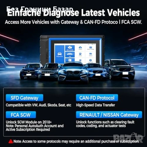 Нова TOPDON X800 BT авто диагностика Bluetooth Full System скенер кола автомобил, снимка 6 - Друга електроника - 54457722
