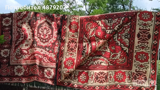 Автентичен вълнен килим, снимка 3 - Килими - 55198614